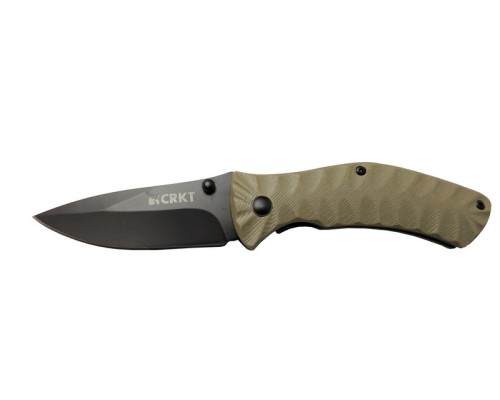 Crkt İncendor 2078 Gri Kamp çakı 17,5cm - Manuel, Plastik Sap, Kemerlikli