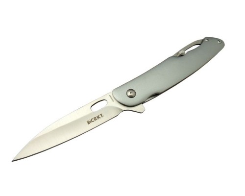 CRKT K240 XXP Kamp Çakısı 23 cm - Kancalı Metal Sap, Otomatil, Kılıflı, Kutulu