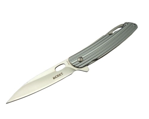 CRKT K241 XXP Kamp Çakısı 23 cm - Kancalı Metal Sap, Otomatil, Kılıflı, Kutulu