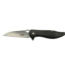 Crkt Lotus 1265 Bk Siyah Kamp / Outdoor çakı 18cm - Yarı Otomatik, Kemerlikli, Kutulu