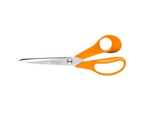 Fiskars 9853 M205 Kumaş Deri Ve Karton Makası No: 8,5 Inç / 21 Cm - Paslanmaz çelik