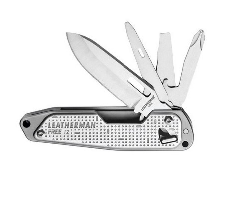 Leatherman T2 Çok Amaçlı Çakı - 420HC Bıçak, Metal Gövde, (Multitool)