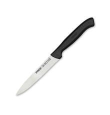 38049 Ecco Tırtıklı Sebze, Et, Biftek Steak Bıçağı 12 cm - Siyah