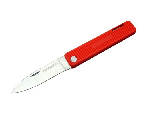 Remixon K200RED Kamp / Bahçe Çakı Kırmızı 18 cm - Manuel, Plastik Sap