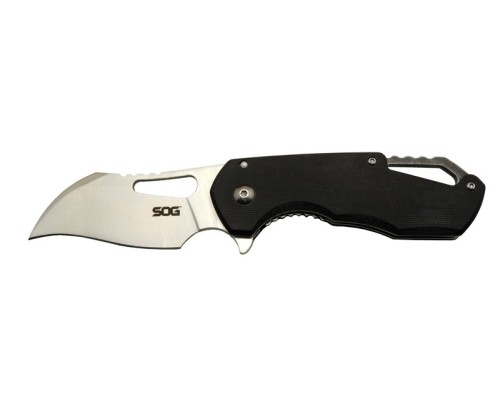 Sog İsonzo 1396BK Siyah Kamp Çakı 18cm - Yarı Otomatik, Kemerlikli, Kutulu