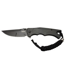 Sog Tighe Fifhter Brt 863bk Siyah Kamp çakı 21cm - Yarı Otomatik, İpli, Kemerlikli