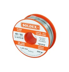 40-60 Lehim Teli 200 Gr 1.2 mm- Sn:40 / Pb:60