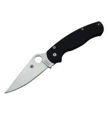 Spyderco çakı Siyah 21 Cm Yarı Otomatik , Kemerlikli