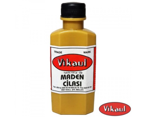 Vikaul Metal Parlatıcı - Maden Cilası, Kavil 100 Gr - 12 Adet