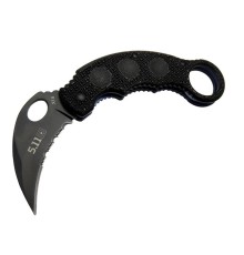 X14 5.11 Siyah Karambit Koleksiyon çakı 16 Cm - Plastik Sap