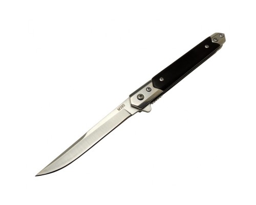 Zbr M390 1-36 Siyah Kamp çakı 21cm - Yarı Otomatik, Siyah Sap, Kılıflı