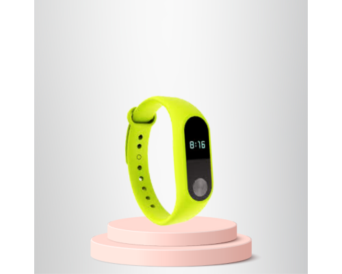 Mi Band 3-4 Uyumlu Silikon Kordon M3-M4 Uyumlu FISTIK YEŞİLİ