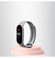 Mi Band 3-4 Uyumlu Silikon Kordon M3-M4 Uyumlu GRİ