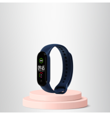 Mi Band 3-4 Uyumlu Silikon Kordon M3-M4 Uyumlu LACİVERT