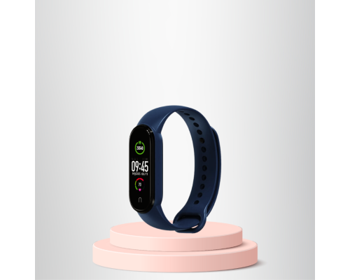 Mi Band 3-4 Uyumlu Silikon Kordon M3-M4 Uyumlu LACİVERT