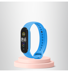 Mi Band 3-4 Uyumlu Silikon Kordon M3-M4 Uyumlu MAVİ