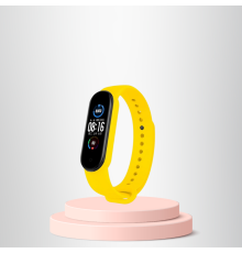 Mi Band 3-4 Uyumlu Silikon Kordon M3-M4 Uyumlu SARI