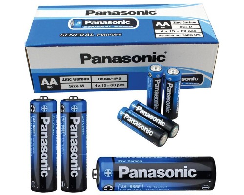 Panasonic Manganez Kalem AA Pil 60 Adet