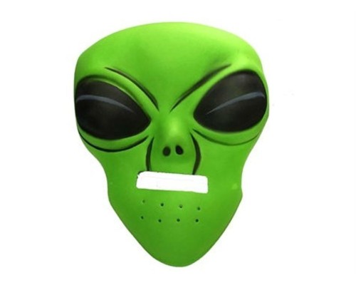 Ghoulish Productions Green Alien Mask 45x30 cm ( UZAYLI )