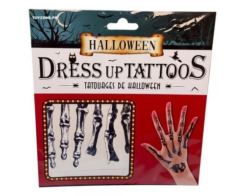 Cadılar Bayramı Halloween Dövme Tattoos 12li Karışık Model