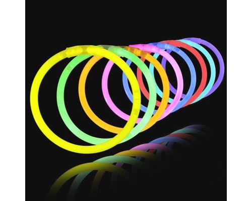 Glow Fosforlu Neon Bileklik 50 Adet