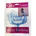 Happy Birthday Dallı Cake Topper 4 Adet