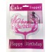 Happy Birthday Dallı Cake Topper 4 Adet