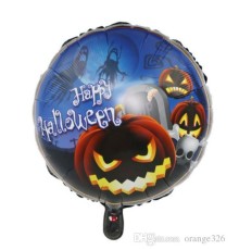 Happy Halloween Balkabağı Folyo Balon 18 Inç