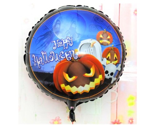 Happy Halloween Balkabağı Folyo Balon 18 Inç