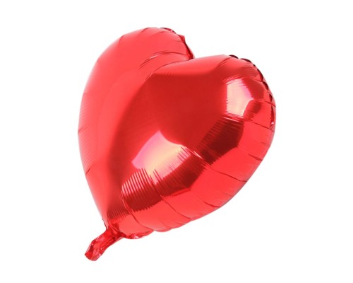 Kalp Balon Folyo Kırmızı 45 cm 18 inç