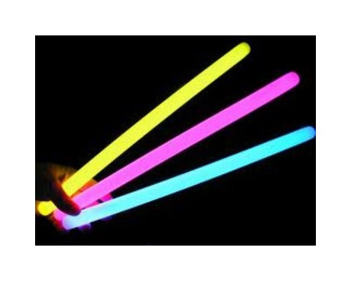 Karanlıkta Parlayan Fosforlu Glow Stick Kalın Çubuk 20 cm 1 Adet