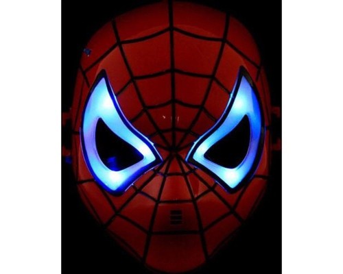 Led Işıklı Spiderman Örümcek Adam Maskesi