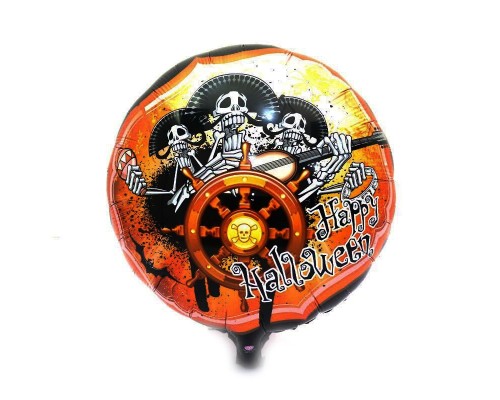 Kuru Kafalı Korsanlar Halloween Şekilli Folyo Balon 45 cm