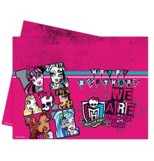 Monster High Temalı Plastik Masa örtüsü 120x180 Cm