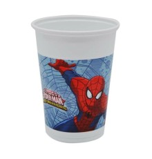 Örümcek Adam Spiderman Baskılı Plastik Bardak 8 Adet