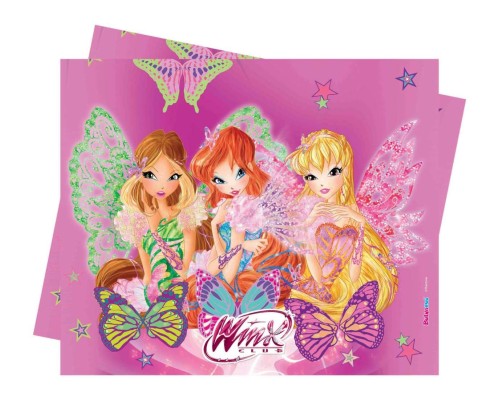 Winx Butterflix Temalı Plastik Masa örtüsü 120x180 Cm