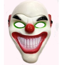 Plastik Joker Maskesi Kel Model Palyaço Maskesi