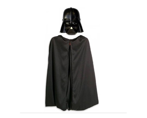 Star Wars Darth Vader çocuk Pelerin + Pantolon + Maske 3 Parça Kostüm Set