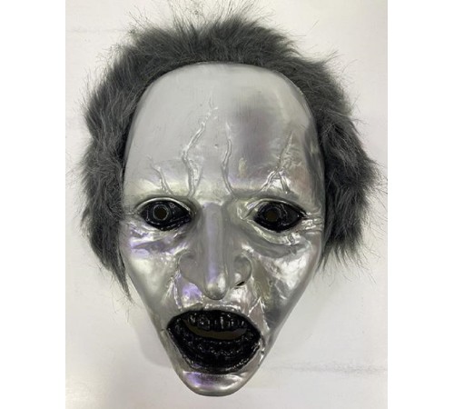 Gri Saçlı Plastik Michael Myers Maskesi 26x17 cm