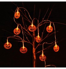 Cadılar Bayramı Halloween Balkabağı Temalı Led Işık 2 Metre