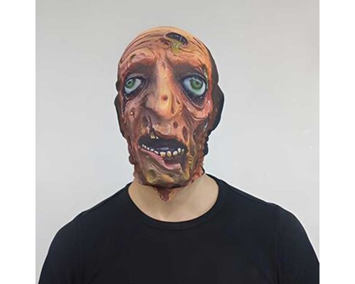 Kafaya Tam Geçmeli Bez Zombie Maskesi - Streç Korku Maskesi - 3D Baskılı Maske Model 8