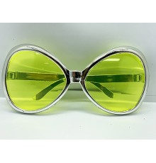 Yeşilçam Temalı Parti Gözlüğü Gümüş Renk 7x16 Cm