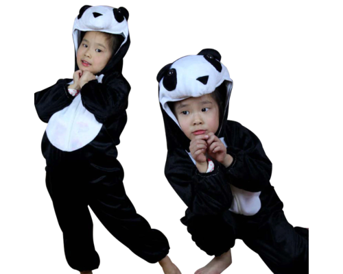 çocuk Panda Kostümü 4-5 Yaş 100 Cm