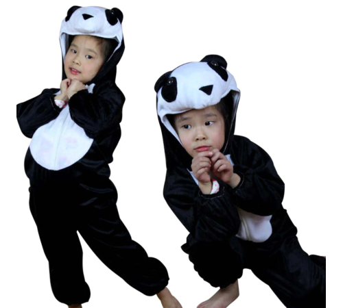 Çocuk Panda Kostümü 4-5 Yaş 100 cm