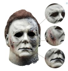 Michael Myers Lateks Maske - Michael Myers Et Maske Kafaya Tam Geçmeli