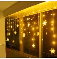 Kar 4m 96 Led 19 Saçak 40-50-60cm Gün Işığı Kartanesi Boyutu:7cm