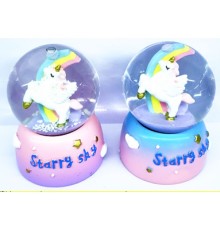 Unicorn Starry Sky Büyük Boy Kar Küresi