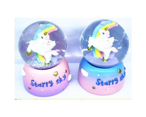 Unicorn Starry Sky Büyük Boy Kar Küresi