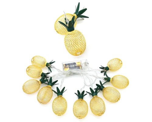 2m 10 Led Pilli 2 Kademeli Ananas Led Işık Mz6200-251