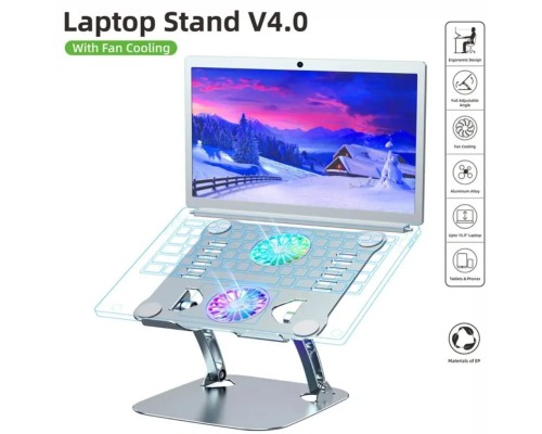 Laptop Stand V4.0 Işikli Fanli Laptop Stand Zr523